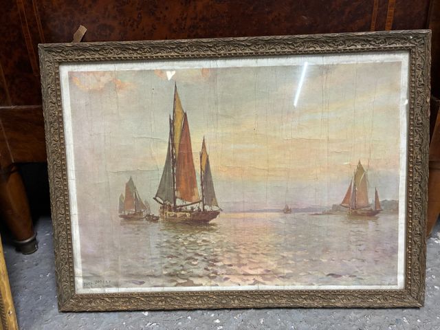 Reproduction de Paul Joubert, La Rochelle. 30 x 44cm