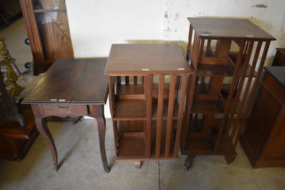 several pieces of furniture are stacked on top of each other in a room