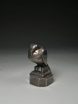 F GUIRAUD Faucon Art Déco XXème siècle - Objet d'art unique