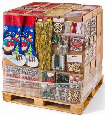 Lot de 1 palettes de 400 articles décorations neuves de Noël…