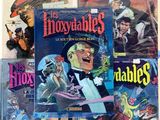 a lot of books that are on the table