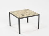 an image of a small table with a tile top
