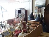 a living room with a lot of furniture in it