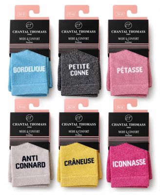 chantal thomas ' s cotton socks in assorted colors
