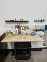 1 desserte à roulettes à 3 niveaux POCA PREMIUM ; 3 supports…