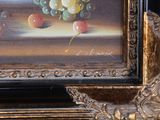 a painting of a bunch of fruit on a table