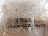 a close up of a bag of food with a barcode on it