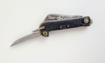 Couteau de poche multi-lame à l'usage de la Marine (probable… - Photo 1