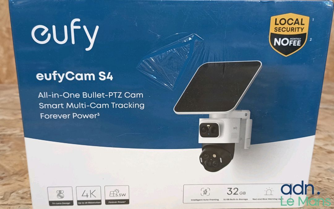 Caméra de surveillance extérieure sans fil EUFY Eufycam S4 -…
