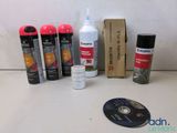 many different types of cleaning products on the table