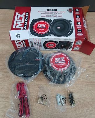 Hauts parleurs Coaxiaux 2 voies - MTX AUDIO - 10cm 4Ω 70Wrms…
