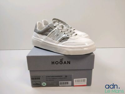 Paire de sneakers blanc/argent HOGAN, P.