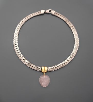 Collier en argent supérieur à 800 millièmes à maille gourmet…