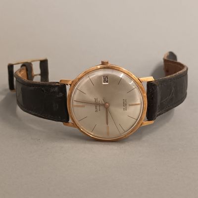 EXTRA-PAT, Montre bracelet, boitier en or jaune 18K (750), - Photo 1