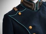 a close up of a mannequin wearing a military uniform