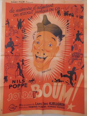 "Soldat BOUM!": (1948) de Lars-Eric KJELLGREN avec Nils Popp…