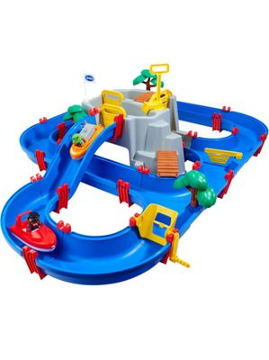 une image représentant un circuit de train miniature avec une rampe