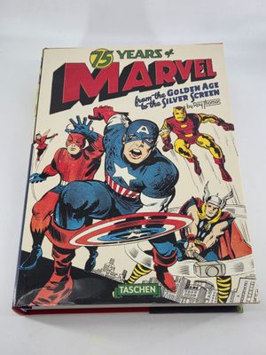 a book with a picture of the avengers and captain america on it