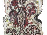 an image of a drawing of a group of animals on a piece of paper