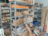 many boxes and boxes on the shelves in the warehouse