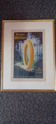 (*) Georges HAMMEL, Projet d'affiches pour les Pneus Miller …