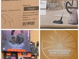 de nombreuses images différentes d'une boîte sur laquelle figure un aspirateur