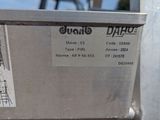 a picture of a close up of a sign on a metal pole