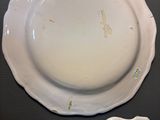 two plates that have been left on the table
