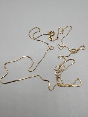 Chaine de cou OR de 54 cm, 2.3 g - Photo 1