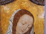an image of a painting of a woman holding a baby