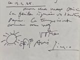 l'image d'une feuille de papier sur laquelle est écrit un texte