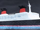 a picture of a paper model of a cruise ship