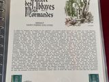 a book that is open to a page with a picture of a castle on it