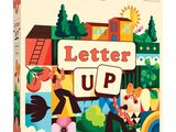 the board game letter up is a fun way to learn letters and numbers