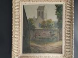 a picture of a painting hanging on the wall