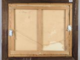 an old picture of a picture of a window in a frame