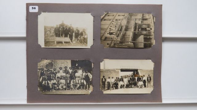 Maçons Creusois Lot de 8 cartes-photos, dont 5 avec défauts.