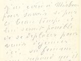 gros plan d'une lettre écrite à la main sur un morceau de papier