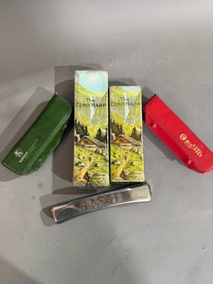 three different types of swiss army knives on a table