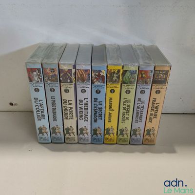 Lot de 9 cassettes Blake et Mortimer - Neuves sous blister -…