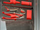 many tools in the case on the table