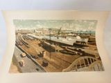 a picture of a picture of a train station