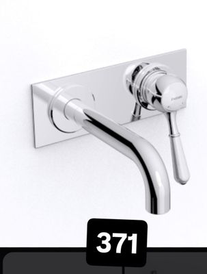 Mitigeur mural pour lavabo marque Zazzeri finition chromé