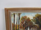 a picture of a painting on the wall of a room
