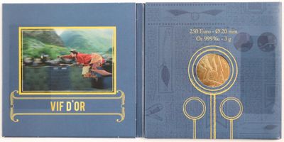 a blue book with a picture of a person on it