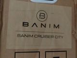 a box with a sign on it that says banim cruise city