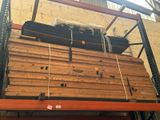 a large stack of wood sitting on top of a pallet
