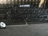 a lot of chairs that are sitting in a room