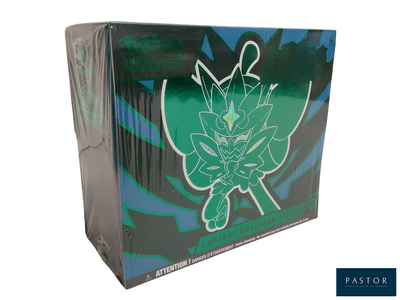 une boîte sur laquelle figure l'image d'une figurine de Pokémon