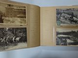 an old photo of a book with pictures of people in it